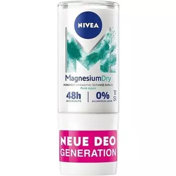 Шариковый дезодорант Magnesiumdry Pure Aqua, 50 мл, Nivea