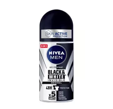 Шариковый дезодорант против пятен Men Black And White Invisible Original Nivea, 50 ml