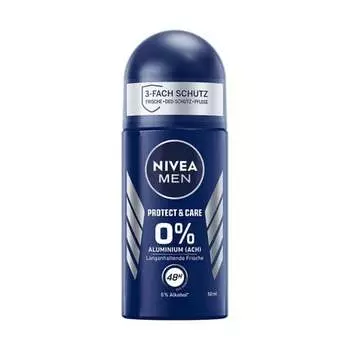 Шариковый дезодорант «Защита и уход для мужчин», 50 мл, Nivea