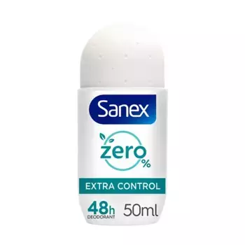 Шариковый дезодорант Zero % Extra Control Sanex, 50 ml