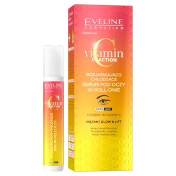 Шариковый крем для глаз Eveline Cosmetics Vitamin C, 15 мл