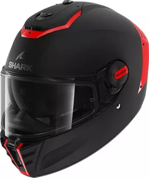 Shark Spartan RS Blank Шлем, черный/красный