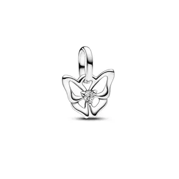 Шарм Butterfly Mini Dangle Pandora, стерлинговое серебро