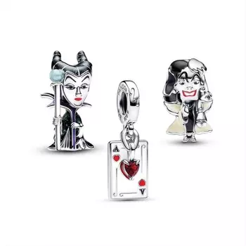Шарм Disney Villains Charm Trio Pandora, стерлинговое серебро