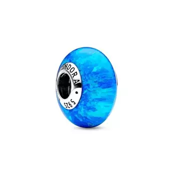 Шарм Opalescent Ocean Deep Blue Pandora, стерлинговое серебро