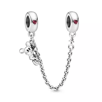 Шарм Pandora Disney Climbing Mickey Mouse Safety Chain
