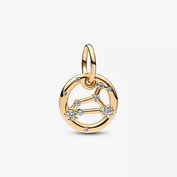 Шарм Pandora Leo Zodiac Dangle, золото