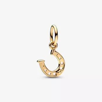 Шарм Pandora Lucky Horseshoe Dangle, золото