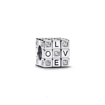 Шарм Pandora Moveable Toy Cube Charm, стерлинговое серебро