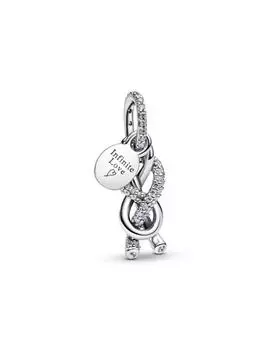 Шарм Pandora Pav Infinity Knot Dangle Charm, стерлинговое серебро