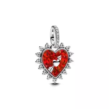 Шарм Pandora Spinnable Arrow Heart Dangle Charm, стерлинговое серебро