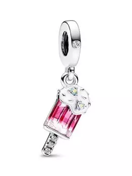 Шарм Pandora Sprinkled Popsicle Dangle Charm, стерлинговое серебро