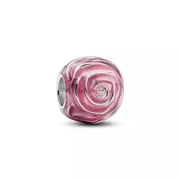 Шарм Pink Rose in Bloom Pandora, стерлинговое серебро