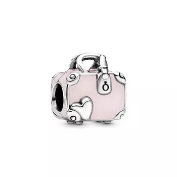 Шарм Pink Travel Bag Pandora, стерлинговое серебро