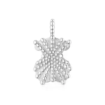 Шарм-подвеска Tous Medium Bear Tous Grain, серебро/перламутр