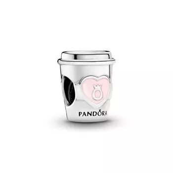 Шарм Take a Break Coffee Cup Pandora, стерлинговое серебро