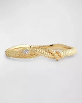 Шарнирный браслет в виде змеи Anabel Aram Jewelry, цвет Gold