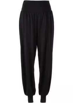 Шаровары с силиконовой тесьмой на поясе Bpc Bonprix Collection, черный