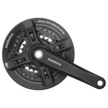 шатуны Acera FC-M371 22-32-44T 170 мм черный SHIMANO, черный