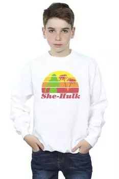 She-Hulk: Attorney Flex Толстовка Sunset Flex Marvel, белый