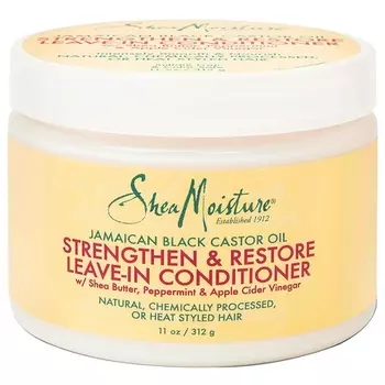 Shea Moisture Несмываемый Кондиционер с Ямайским Черным Касторовым Маслом 312g/11oz