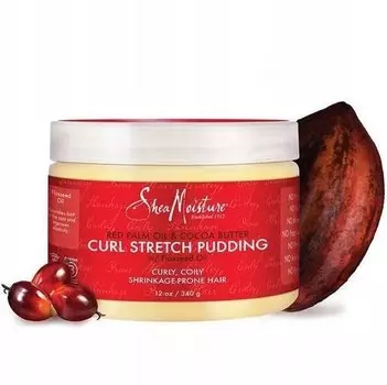 Shea Moisture, пудинг для растягивания локонов с красным пальмовым маслом и маслом какао, 340 г