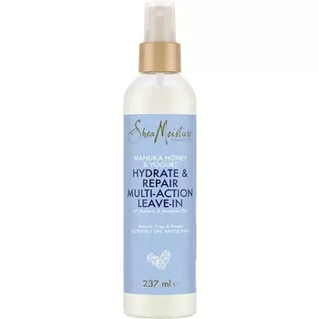 SheaMoisture Manuka Honey & Yoghurt увлажняющий и восстанавливающий несмываемый кондиционер для очень сухих, ломких вьющихся волос 237 мл Shea Moisture