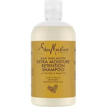 SheaMoisture Шампунь для удержания влаги с сырым маслом ши для поврежденных переходных волос 384 мл Shea Moisture