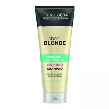 Sheer Blonde Highlight Активирующий увлажняющий шампунь 250 мл, John Frieda