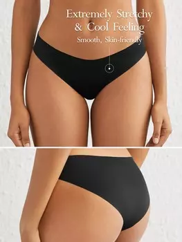 SHEIN Leisure однотонное нижнее белье, черный цвет