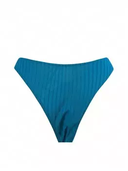 SHEIN Swim женское бикини, однотонное, с полой талией и круглыми звеньями, темно-зеленый