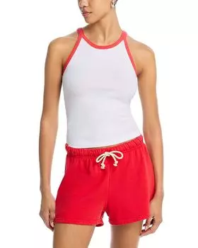 Шей Атлетик Танк с цветными блоками perfectwhitetee, белый