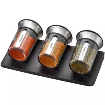 Шейкер для специй GEFU "X-PLOSION", (набор, 4 шт.), точная дозировка, прочные материалы, компактная конструкция, цвет Transparent