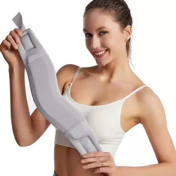 Шейный фиксатор из мягкой пены. Опорный ортез для шейного отдела позвоночника из пенопласта. Снимает боль и давление на позвоночник - L (серый) yozhiqu