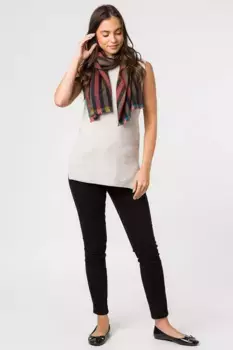 Шейный платок Ratio из кашемира и шерсти мериноса Pure Luxuries London, синий