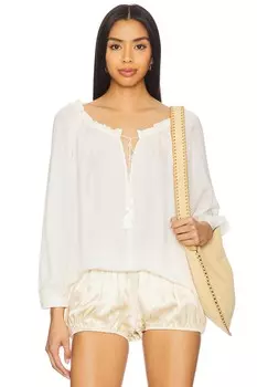 Шелковая блуза Carley s. от Nili Lotan, ivory