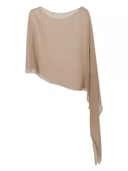 Шелковая блузка Antonelli, нейтральный