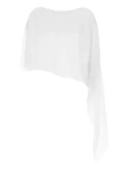 Шелковая блузка Antonelli, серый