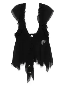 Шелковая блузка CHLO, черный