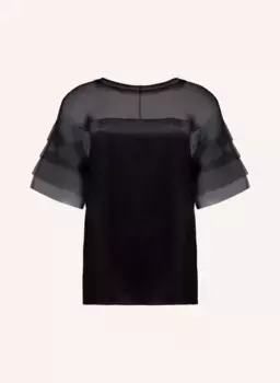 Шелковая блузка донна Helene Galwas, черный