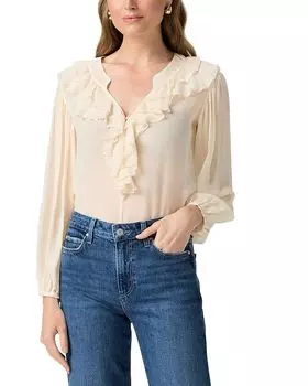 Шелковая блузка Gemelli PAIGE, коричневый/бежевый