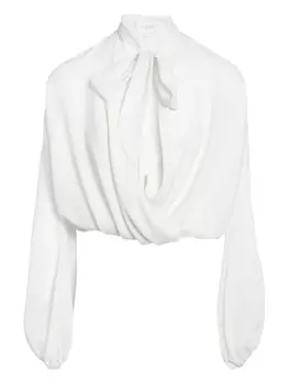 Шелковая блузка Giambattista Valli, белый