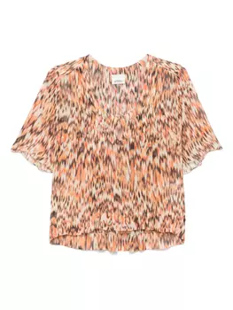 Шелковая блузка ISABEL MARANT, оранжевый