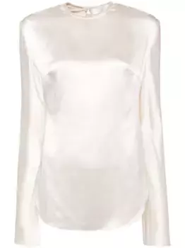 Шелковая блузка Litkovskaya, нейтральный