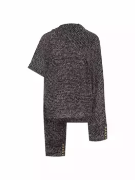 Шелковая блузка Love Letter Balmain, мультиколор