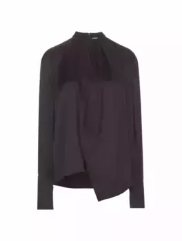 Шелковая блузка Magda Butrym, черный
