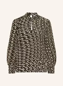 Шелковая блузка Marella, черный