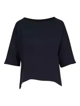 Шелковая блузка Peter Cohen, синий