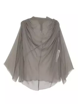 Шелковая блузка Rick Owens, серый