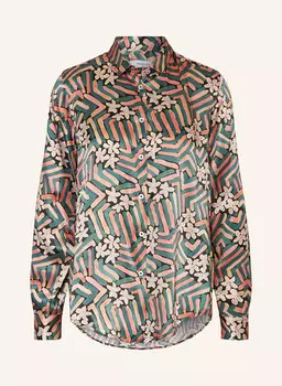 Шелковая блузка Rossana Diva, зеленый